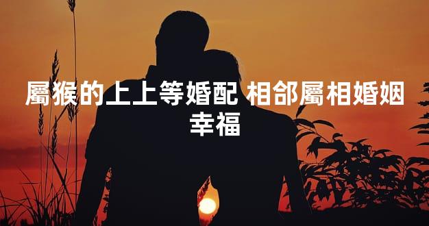 屬猴的上上等婚配 相郃屬相婚姻幸福